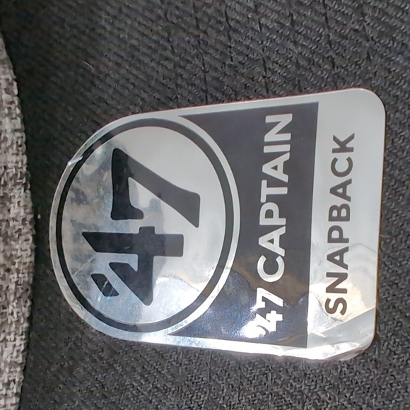 '47 Brand Gray California Republic Flat Bill, Snapback Hat. - Picture 3 of 8